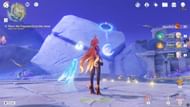 Place the fragment on the stone (Image via HoYoverse)